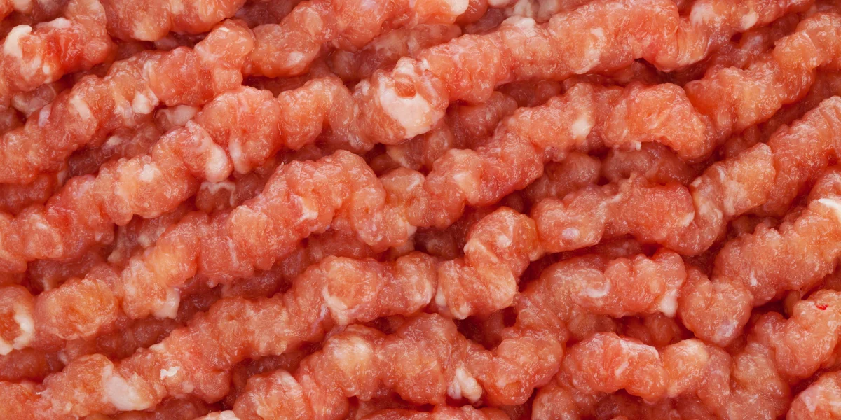 Ground beef.